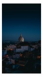 Tablou Canvas cu peisaj nocturn lisabonez, 26 x 39 cm, CMCLASS