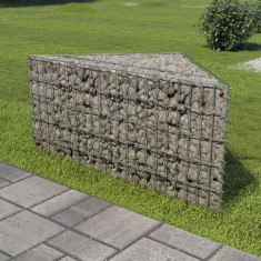 Jardiniera gabion, 75x75x50 cm, o?el galvanizat foto