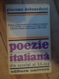 Poezie Italiana Din Secolul Al Xx-lea - Giacomo Debenedetti ,532248