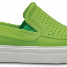 Pantofi Crocs Kids' CitiLane Roka Slip-On Verde - Volt Green