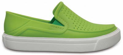 Pantofi Crocs Kids&amp;#039; CitiLane Roka Slip-On Verde - Volt Green foto
