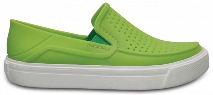 Pantofi Crocs Kids&#039; CitiLane Roka Slip-On Verde - Volt Green