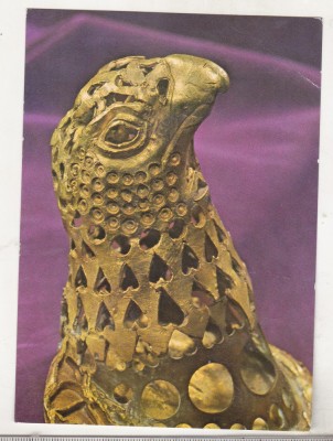 bnk cp Fibula in forma de vultur - Tezaurul de la Pietroasa - vedere - necirculata foto