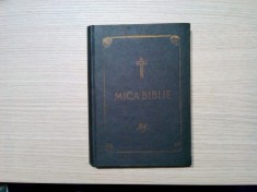 MICA BIBLIE - Editura Institutului Biblic si de Misiune al Biserici OrtodoxeRomane, editia a patra, 1984, 455 p.+ 6 harti color