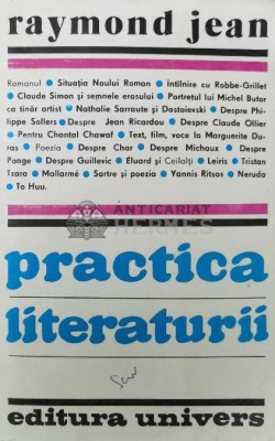 Practica literaturii - 1982 - Raymond Jean ($U50) foto