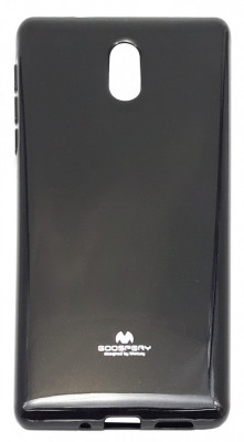 Husa silicon Mercury Goospery Jelly Case neagra pentru Nokia 3 2017 foto