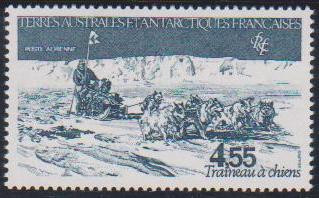 Teritoriul Antarctic Francez (PA) - 1982 - Fauna - caini foto