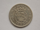 10 escudos 1952 Angola-argint