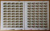 RO 2002 ,LP 1597 ,&quot;Craciun&quot;, serie in coli complete - 50 de serii , MNH, Nestampilat