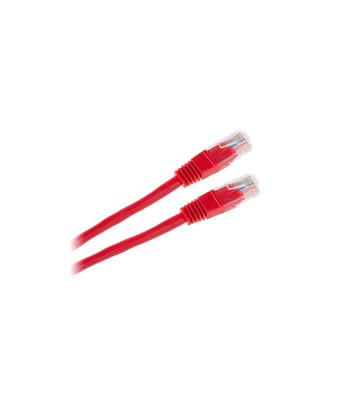 Patchcord UTP rosu 1m CCA RJ45 Cabletech foto
