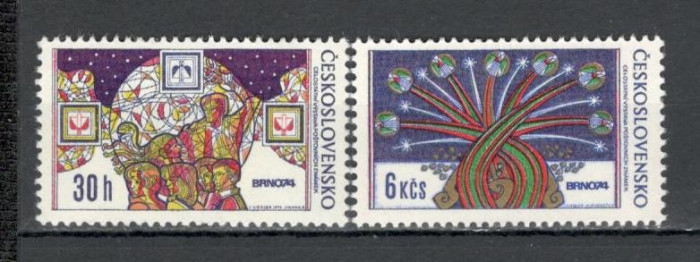 Cehoslovacia.1974 Expozitia filatelica nationala BRNO XC.503
