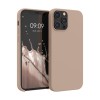 Husa kwmobile pentru Apple iPhone 12 Pro Max, Silicon, Maro, 52644.246, Carcasa