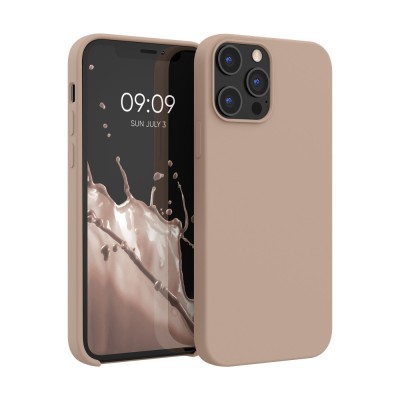 Husa kwmobile pentru Apple iPhone 12 Pro Max, Silicon, Maro, 52644.246 foto
