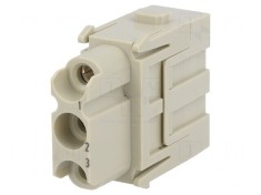 Conector HDC Mamă 3 PIN cu Șurub Han-Modular