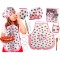 Set Chef copii, sort si ustensile pentru gatit, 8 piese