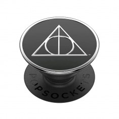 Suport pentru telefon popsockets popgrip, enamel deathly hallows