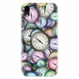 Husa silicon pentru Apple Iphone XR, Clocks
