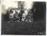 A3917N Lucian Blaga, Cornelia Blaga născută Brediceanu, Cornelia Brediceanu născută Rădulescu, Caius Brediceanu și frații Dobrin la Lugoj, 1926