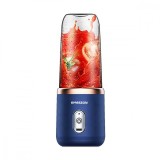Mini Blender Storcator Portabil Fructe, Emeszon&reg;, BLD1000, Incarcare Micro USB, 6 Lame din Inox, Putere 40W 21000 RPM, albastru