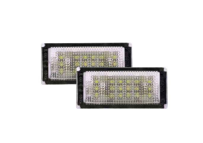 Set 2 buc lampa numar BMW Seria 3 (E46), COUPE/CABRIO 03.2003-09.2006, partea stanga, LED; TUNING,