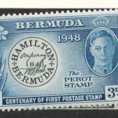 Bermuda 1949 Mi 122/24 MNH - 100 de ani de timbre