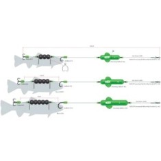 Montura Somn DAM Madcat Screaming River DeadBait Marime L, 100mm, 3/0-10/0, 180cm, 60g foto