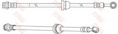 Conducta / cablu frana CHEVROLET AVEO Limuzina (T250, T255) (2005 - 2016) TRW PHD947 foto
