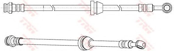Conducta / cablu frana CHEVROLET AVEO Limuzina (T250, T255) (2005 - 2016) TRW PHD947