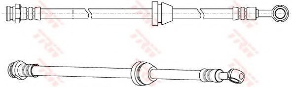 Conducta / cablu frana CHEVROLET AVEO Hatchback (T250, T255) (2007 - 2016) TRW PHD947