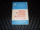Cumpara ieftin Modele Analize Literare si Stilistice - Al. Hanta, Albatros, Romana, 1989. Carte de Beletristica