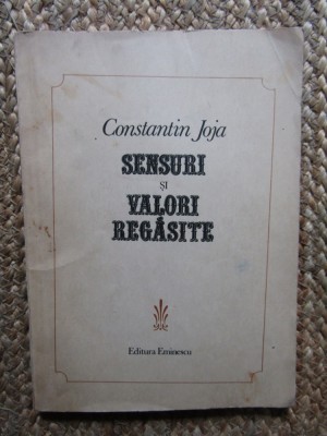 Constantin Joja - Sensuri și valori regăsite foto