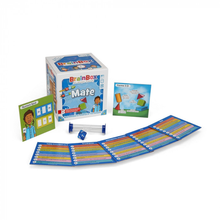 Joc educativ BrainBox &ndash; Sa Invatam Mate, Asmodee &ndash; BLACKFIRE