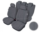 Set huse scaun model Elegance pentru VW Polo 4 9N 2001-2009, culoare gri, set huse auto Fata + Spate