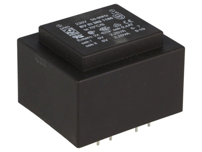 Transformator PCB &icirc;ncapsulat 4,5VA 230V