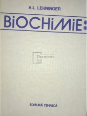 A. L. Lehninger - Biochimie, vol. 2 (Editia: 1992) foto