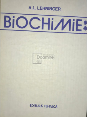 A. L. Lehninger - Biochimie, vol. 2 (editia 1992) foto