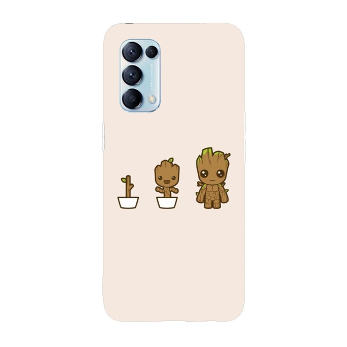 Husa compatibila cu Oppo Find X5 model Hi I&amp;#039;m Groot, Silicon, TPU, Viceversa