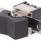 Comutator Basculant Negru 3 Pozitii (ON)-OFF-(ON) 3A/250V