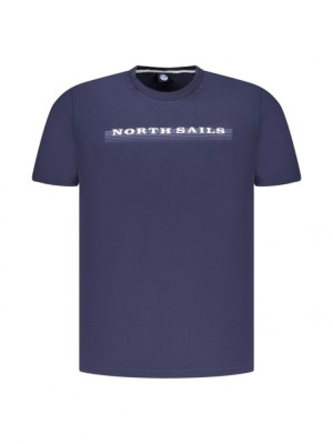 Tricou barbati, cu imprimeu cu text, Regular fit, Bleumarin, S foto