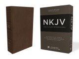 Nkjv, Single-Column Reference Bible, Premium Goatskin Leather, Brown, Premier Collection, Comfort Print