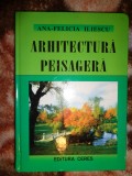 Arhitectura peisagera - Ana Felicia Iliescu an 2006, 328pagini+ planse color