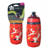 Cana Sportee izoterma cu protectie Bacshiled&trade; pentru +12 luni Rosu, 266ml, Tommee Tippee