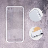 Husa Silicon Matt Frame Apple iPhone 6/6S Plus Transparent