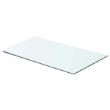 vidaXL Raft din sticlă transparentă, 60 x 30 cm