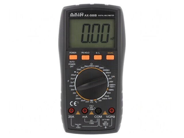 Multimetru Digital LCD 3,5 Cifre AX-588B
