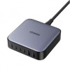 Incarcator Statie UGREEN CD271 Nexode, 200W, 5A, 2 x USB-A - 4 x USB-C, Gri