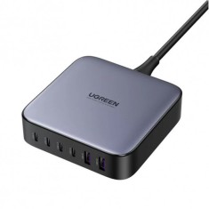 Incarcator Statie UGREEN CD271 Nexode, 200W, 5A, 2 x USB-A - 4 x USB-C, Gri foto