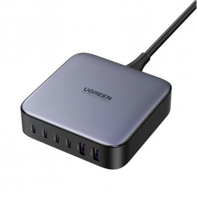 Incarcator Statie UGREEN CD271 Nexode, 200W, 5A, 2 x USB-A - 4 x USB-C, Gri foto