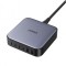 Incarcator Statie UGREEN CD271 Nexode, 200W, 5A, 2 x USB-A - 4 x USB-C, Gri