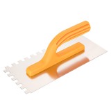 Drisca zimtata din inox pentru adeziv, 10 x 10 mm, 280 x 130 mm, Topex